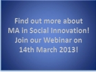 Webinar_ Master of Arts in Social Innovation