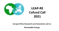 Call Open: Africa-EU Collaborative R&I on Renewable Energy 2021