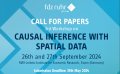  Call for Papers: “Workshop on Causal Inference Problems with Spatial Data”