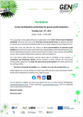 Invitation: Cross-fertilisation workshop for green youth networks
