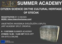 Cultural heritage of stećci and citizen science - the STECCI Summer Academy
