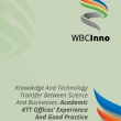 Knowledge And Technology Transfer Between Science And Business: Academic KTT Offices` Experience And Good Practise