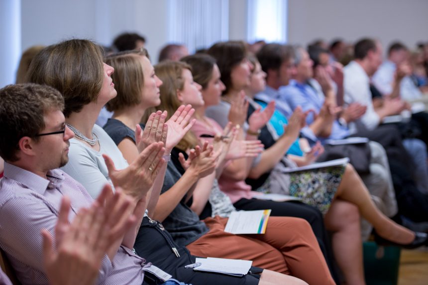 People applauding